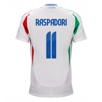 Maglie da calcio Italia Giacomo Raspadori #11 Seconda Maglia Europei 2024 Manica Corta